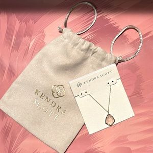 NWOT Mini Carla Rose Quartz Necklace